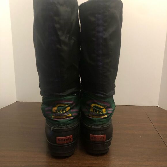 Sorel Women’s 7 Snowlion Rubber Nylon Lace Up Boot Felt Lined NWOT - Picture 8 of 12